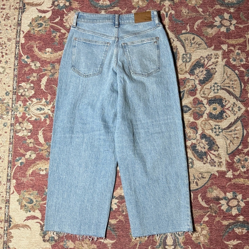 MADEWELL The Curvy Perfect Vintage Wide-Leg Crop Jean NWT Size 25P - Picture 6 of 14